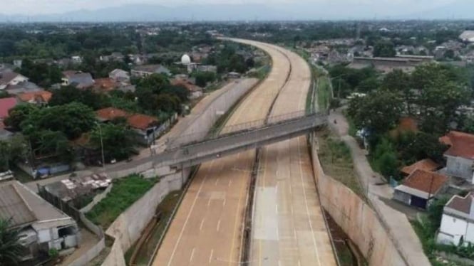 Presiden Jokowi Menghadiri Peresmian Jalan Tol Pamulang-Cinere-Raya Bogor