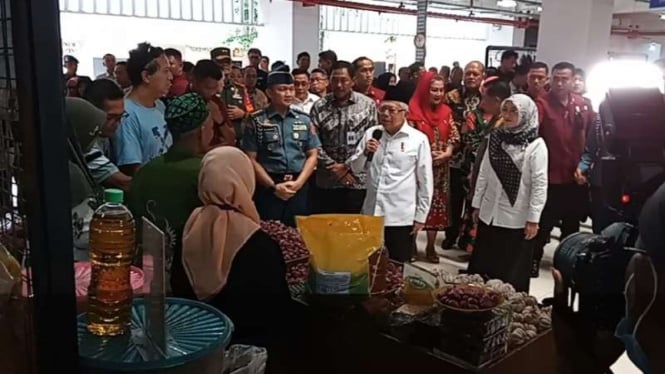 Wakil Presiden Ma’ruf Menyatakan Bahwa Kenaikan Harga Pangan Tidak Disebabkan oleh Kurangnya Pasokan