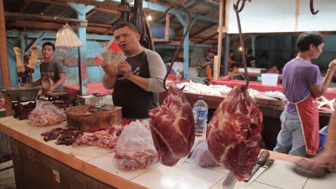 Daging Naik Harga, Penjual Bawang Merah Resah