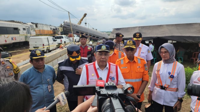 Mayoritas korban kecelakaan kereta di Cicalengka telah pulang dari rumah sakit setelah mendapatkan perawatan.