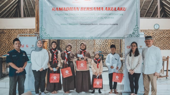 Baznas Menyediakan Program Kesehatan untuk anak-anak di Sekolah Informal Pemulung