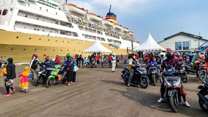 Pelni Ingatkan Arus Balik Gratis Sepeda Motor dari Jakarta ke Semarang