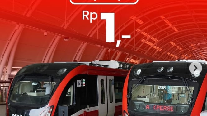 Tarif LRT Jabodebek Hanya Rp 1 Saat Prabowo-Gibran Dilantik, Ini Ketentuannya