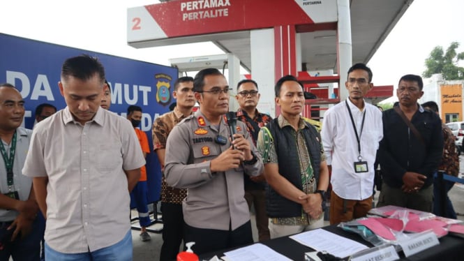 Polisi Segel SPBU di Medan: Diduga Oplos Pertalite