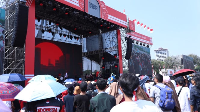 BRI Sukseskan Gelar Panggung Hiburan HUT ke-80 RI di Monas