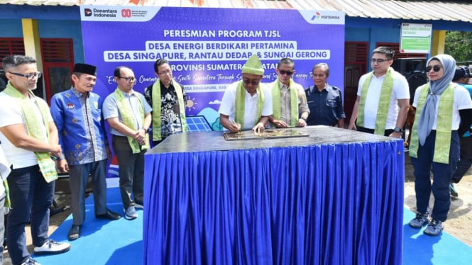 Pertamina Resmikan Desa Energi Berdikari di Sumsel