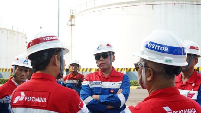 Peninjauan Terminal BBM Rewulu oleh Komut Pertamina Mochamad Iriawan