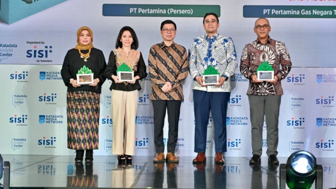 Pertamina Raih Penghargaan Lingkungan Katadata ESG Index Awards 2025